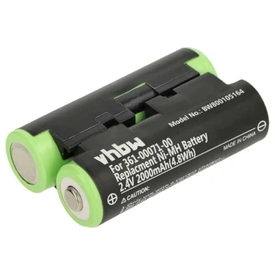 Afbeelding van vhbw 1 x batterij compatibel met Garmin GPSMap 64st, 64s, 64 GPS (2000 mAh, 2,4 V, NiMH)