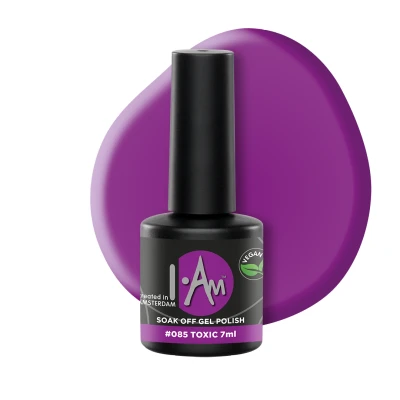 Afbeelding van I.Am Soak Off Gel Polish #085 Toxic (7ml)