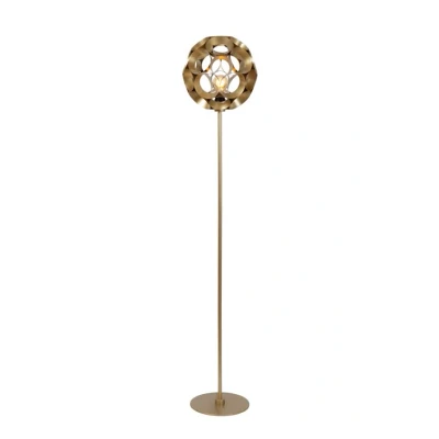 Afbeelding van Lucide HANNELORE Vloerlamp Ø 30 cm 1xE27 Mat Goud / Messing