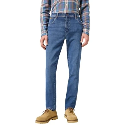 Image de Wrangler Men&#039;s Texas Slim Jeans, Ridge Wash, 34 W/30 L