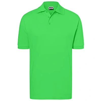 Afbeelding van James &amp; Nicholson Klassiek poloshirt voor heren, Groen (Lime Green)