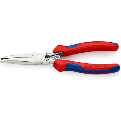 Image de KNIPEX 91 92 180 barre de garnissage avec poignées multi composants poli miroir 185 mm