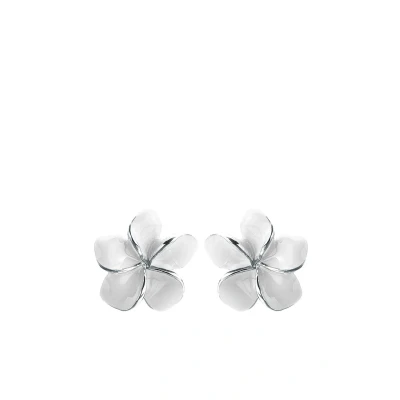 Afbeelding van Elli Frangipani Oorbellen, Dames, Maat: One Size, Weiß