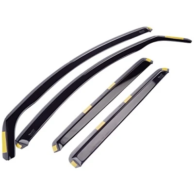 Afbeelding van Zijwindschermen geschikt voor BMW 3 serie E46 5 deurs va. 1998 Combi V + A ramen