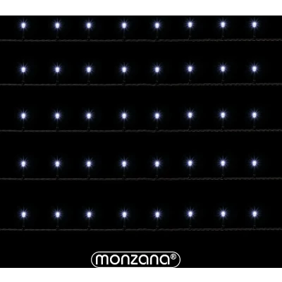 Afbeelding van Monzana Lichtsnoer 400 LEDS Afstandsbediening Timer Koud Wit
