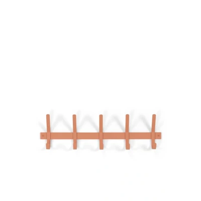 Afbeelding van DEXTER 5 Wandkapstok Clay Terra