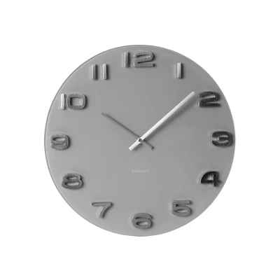 Afbeelding van Karlsson Wandklok Vintage Round Grijs Ø35cm