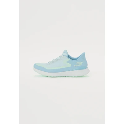 Afbeelding van Skechers Performance GO Flight Golfschoenen, Dames, Maat: 38.5, Light blue/white trim Textiel/ synthetisch