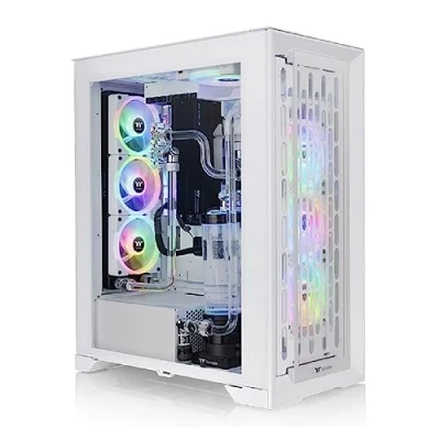 Image de Boîtier Pc Thermaltake Cte T500 Tg Argb Snow (Blanc) Grande Tour Format E Atx