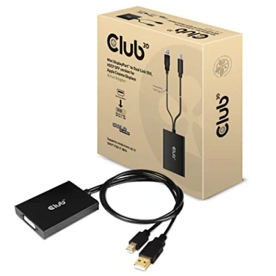 Afbeelding van club3D USB 3.2 Gen 1 (USB 3.0) Adapter [1x A, C 1x HDMI bus, VGA bus] Typ C/A /