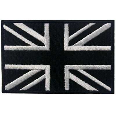 Afbeelding van Tactische patch Union Jack geborduurde vlag Engeland Morale bevestiging haak en gesp UK embleem