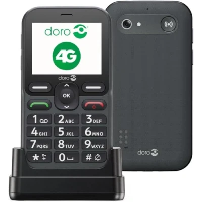 Afbeelding van Doro Leva 10 Eenvoudige senioren gsm 4G (Zwart)