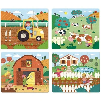 Afbeelding van Vilac groeipuzzels boerderij (6, 9, 12, 16 st)