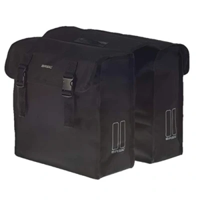 Afbeelding van Basil BASE7108 Dubbele fietstas voor volwassenen, uniseks, zwart, 35 l
