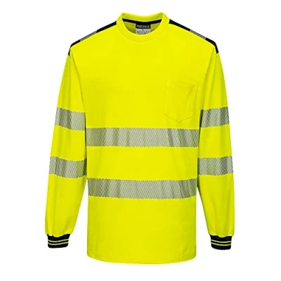 Afbeelding van PW3 Hi Vis T shirt met lange mouw maat 3 XL, YeBk