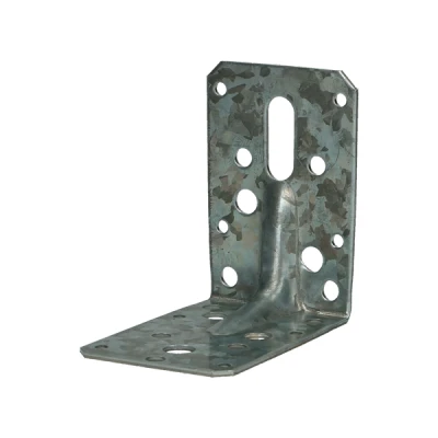 Afbeelding van Hoekanker met ril sendzimir verzinkt 90 x 60 2,5 mm