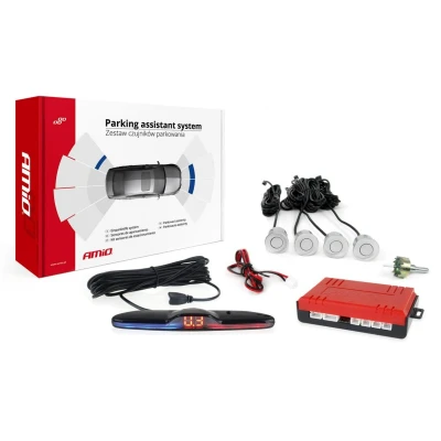 Afbeelding van AMiO MAX LED 02288 Parkeerassistent voor en achter Met sensor 4