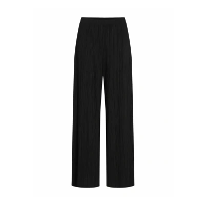 Afbeelding van VILA MIT Weitem BEIN Broek, Dames, Maat: XS, Black beauty