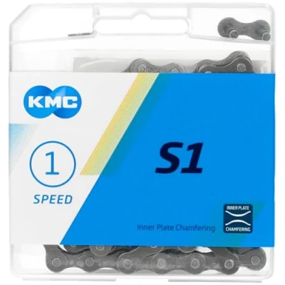 Afbeelding van Kmc S1 Wide Fietsketting 1/2&quot; 1/8&quot; 112 Schakels 1v Bruin