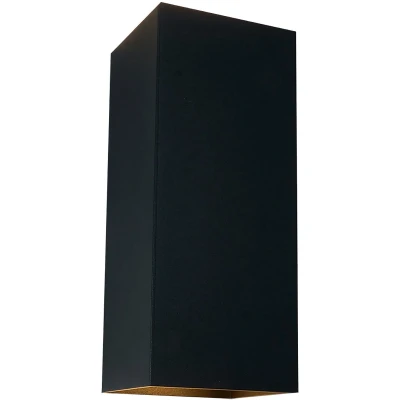 Afbeelding van Artdelight Wandlamp Dante 2 XL Zwart GU10