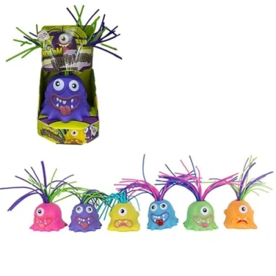 Afbeelding van Brainboooom Gillende Monsters met Haren Geluid, 14cm