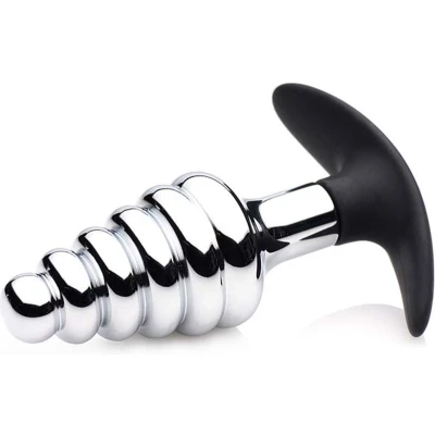 Afbeelding van XR Brands AG176 MS Dark Hive Metal &amp; Silicone Anal Plug