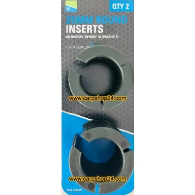 Afbeelding van Preston OffBox36 Insert Twin Pack (2 pcs) Maat : 25mm Round