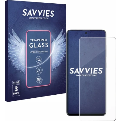 Afbeelding van Savvies Glas Screenprotector voor Samsung Galaxy A51 Gehard Beschermglas 9H (3 Stuks)