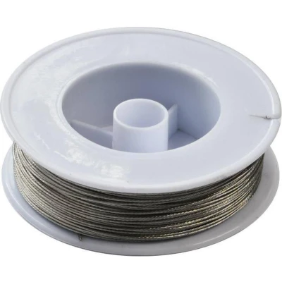 Afbeelding van Kemo Z003 Blanke Edelstahl Litze, ca. 100 m Houder Geschikt voor merk 1 stuk(s)