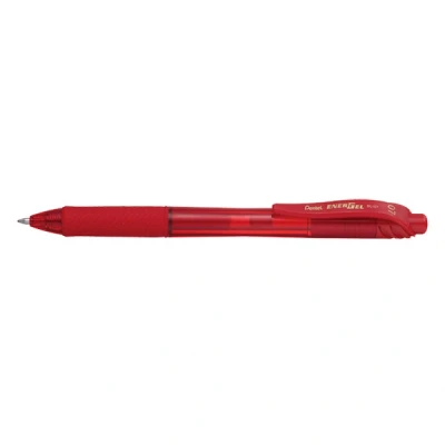 Image de Pentel bl107 b roller encre gel pointe métal 0,7 mm rouge bl107b