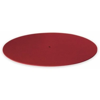 Afbeelding van Dynavox PM2 rood vilt voor draaiplateau, antistatisch, diameter 300 mm