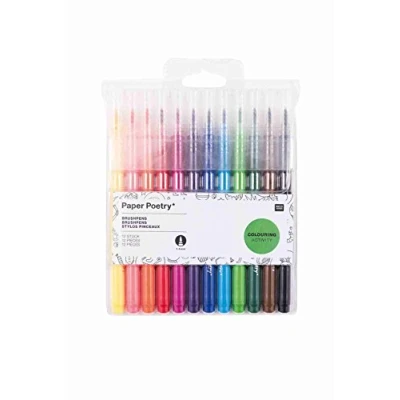 Afbeelding van BRUSHPENS SET VAN 12 ST.