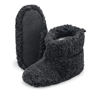 Afbeelding van ESTRO pantoffels voor dames, winter, warm, heren, wollen B06, zwart.