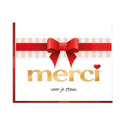 Afbeelding van merci voor je steun 250g Finest Selection Assorted chocolade bonbons