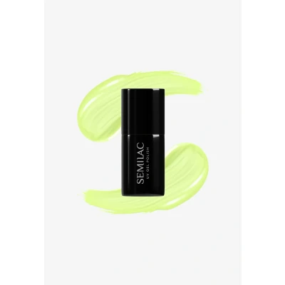 Afbeelding van Semilac UV GEL Polish Nagellak: base coat, Dames, Maat: 7 ml, Luminous lemon
