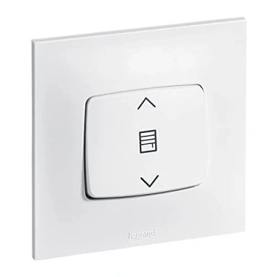 Afbeelding van Legrand 091329 individuele rolluikschakelaar Neptune, wit