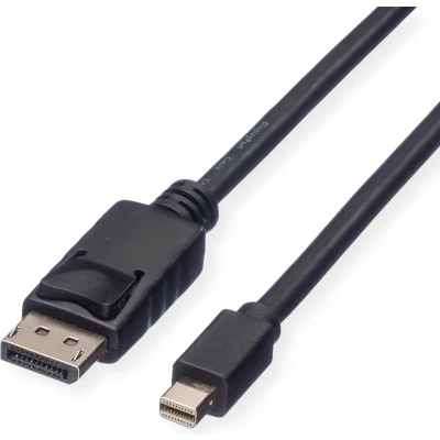 Afbeelding van ROLINE DisplayPort kabel, DP m Mini M, zwart, 1,5