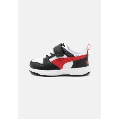 Afbeelding van PUMA Rebound V6 Lo AC+ PS Unisex Sneakers White For All Time Red Black Maat 31