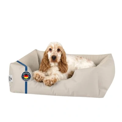 Afbeelding van BedDog Medium Hondenbed Hondenkussen Hondenmand Hondensofa Wasbaar Hondenbedden voor middelgrote honden Alicante stof en Cordura