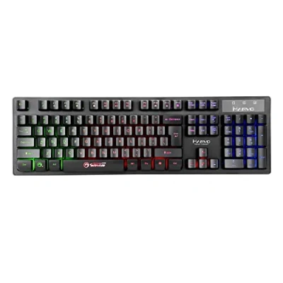 Afbeelding van MARVO Scorpion K616A 3 RGB USB bedraad gaming toetsenbord UK Engelse lay out