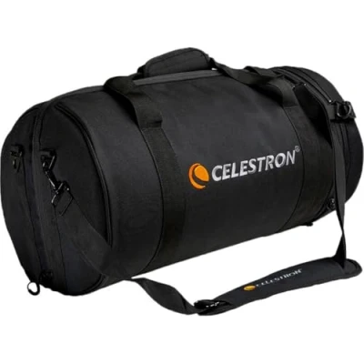 Afbeelding van Celestron 94026 Telescope Bag tas voor 8&quot; Schmidt Cassegrain en EdgeHD optische buizen, waterdicht duurzaam met beschermwanden, accessoirevakken gevoerde schouderriem, zwart