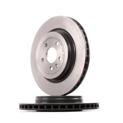 Afbeelding van BREMBO COATED DISC LINE 09.N266.21 Remschijf 365 28 5 interne ventilatie Gecoat High carbon TESLA: Model S