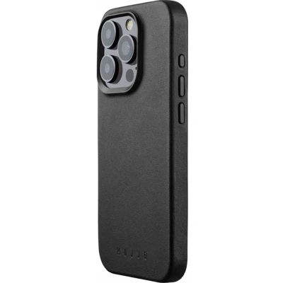 Afbeelding van MUJJO Leather Case with MagSafe iPhone 15 Pro black CL 039 BK