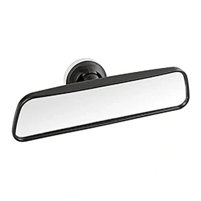 Afbeelding van Platte binnenspiegel met zuignap Afmeting 250x65mm Zwenkgewricht Vlakke