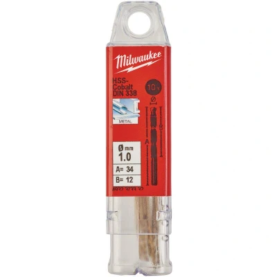 Afbeelding van MILWAUKEE 4932373332 HSS G Cobalt metaalboor 1x34mm (10 st.)