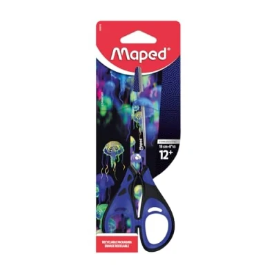 Afbeelding van Maped Deepsea Paradise Schaar voor school en knutselen, 16 cm, puntig