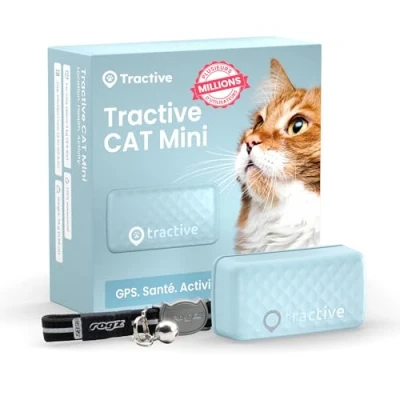 Afbeelding van Tractive CAT Mini katten gps tracker en gezondheidsmonitor Munt