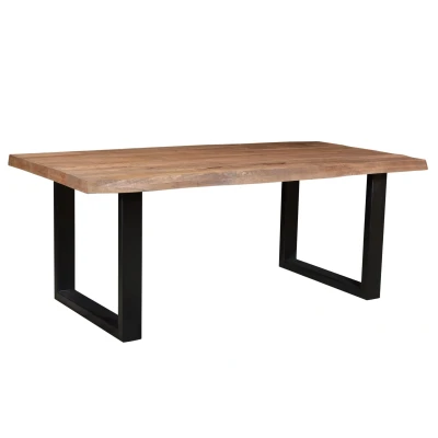 Afbeelding van Sturdy eettafel u poot tree top 220 cm