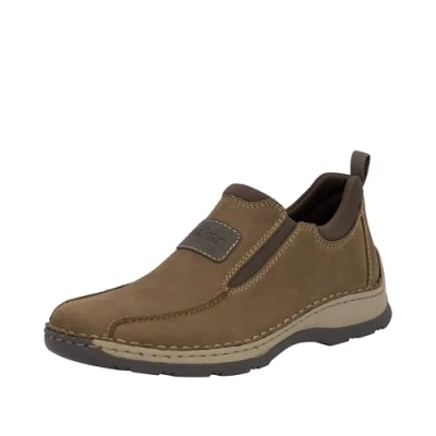 Afbeelding van Rieker 05363 mocassinheren, Bruin