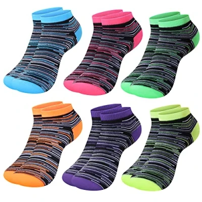 Afbeelding van L&amp;K II 92276 12 paar korte vrijetijdssokken voor dames en meisjes, van katoen, lente zomer, stuks, 92239
